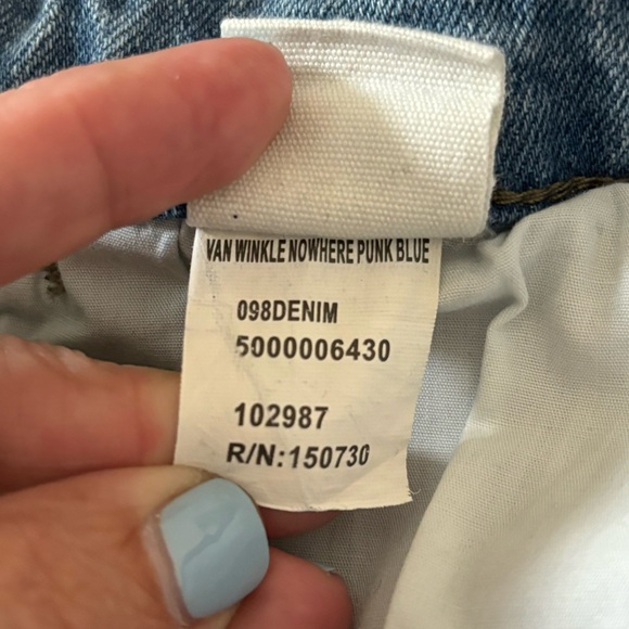 Ksubi Van Winkle Nowhere Punk in Blue Denim Jeans - Picture 8 of 9